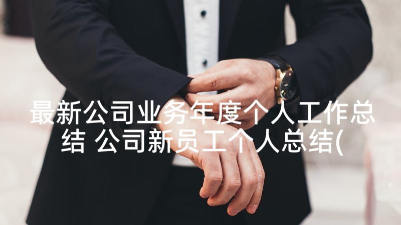 最新公司业务年度个人工作总结 公司新员工个人总结(精选5篇)