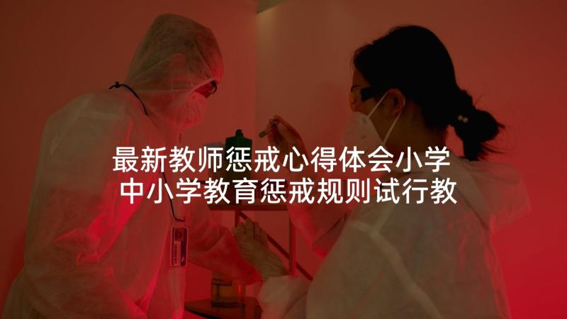 最新教师惩戒心得体会小学 中小学教育惩戒规则试行教师心得共(优秀5篇)