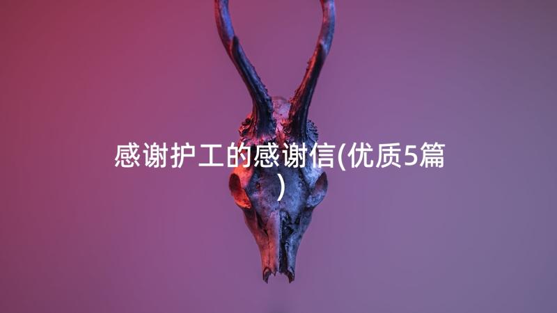 感谢护工的感谢信(优质5篇)