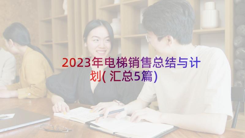 2023年电梯销售总结与计划(汇总5篇)