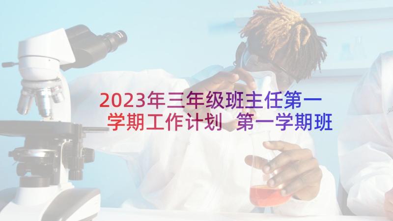 2023年三年级班主任第一学期工作计划 第一学期班主任工作计划(模板9篇)