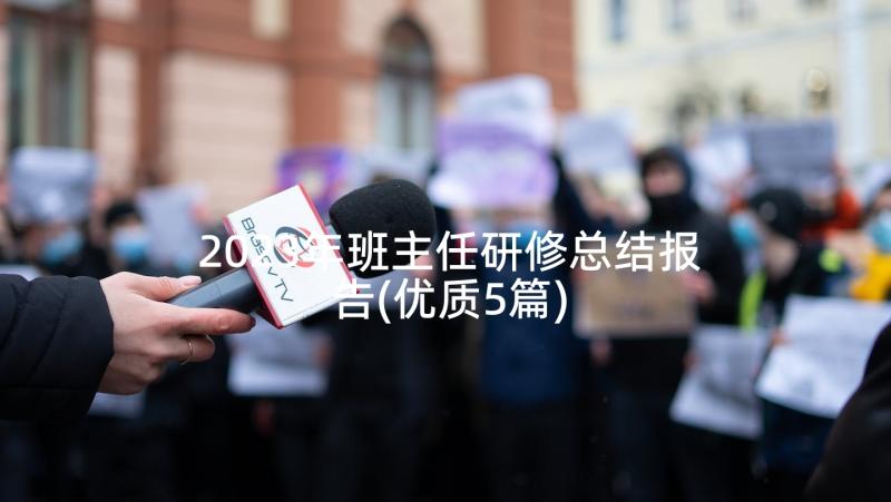 2023年班主任研修总结报告(优质5篇)