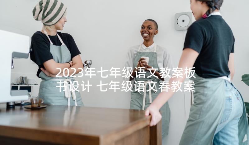 2023年七年级语文教案板书设计 七年级语文春教案设计(实用10篇)