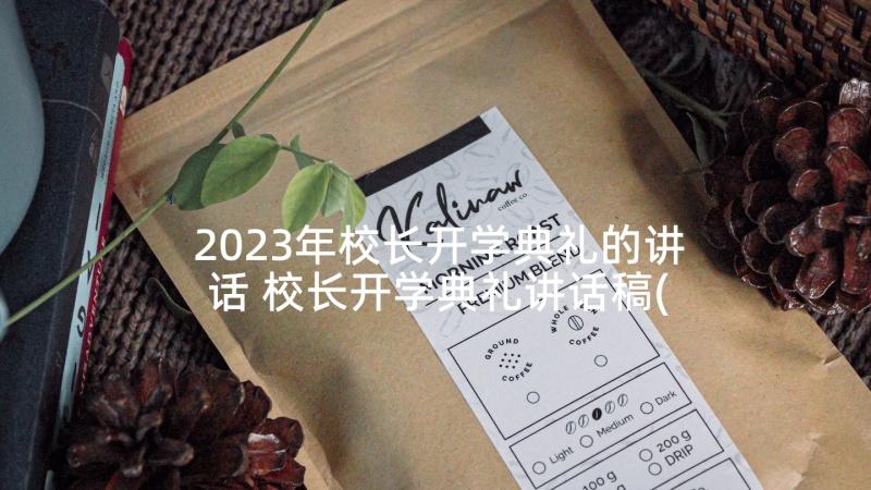 2023年校长开学典礼的讲话 校长开学典礼讲话稿(通用5篇)