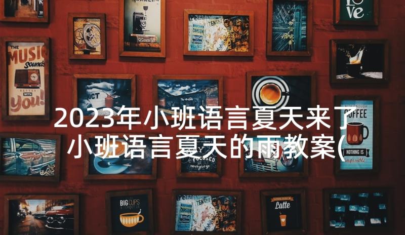 2023年小班语言夏天来了 小班语言夏天的雨教案(汇总5篇)