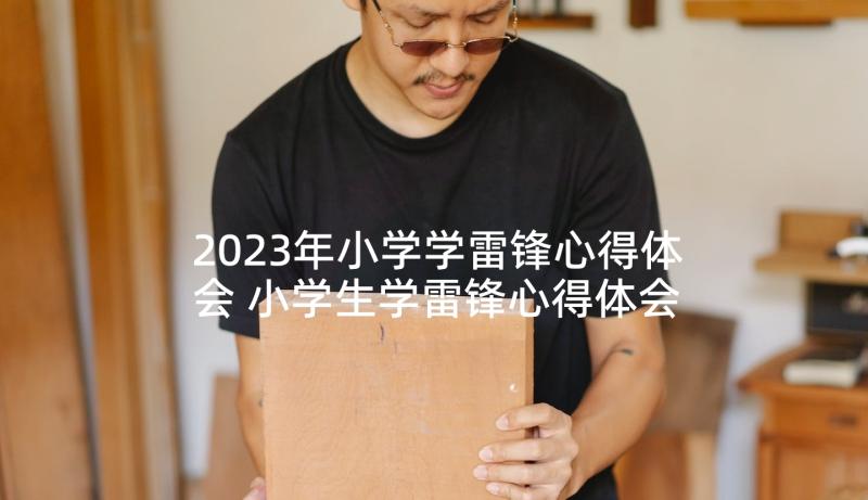 2023年小学学雷锋心得体会 小学生学雷锋心得体会(优秀5篇)