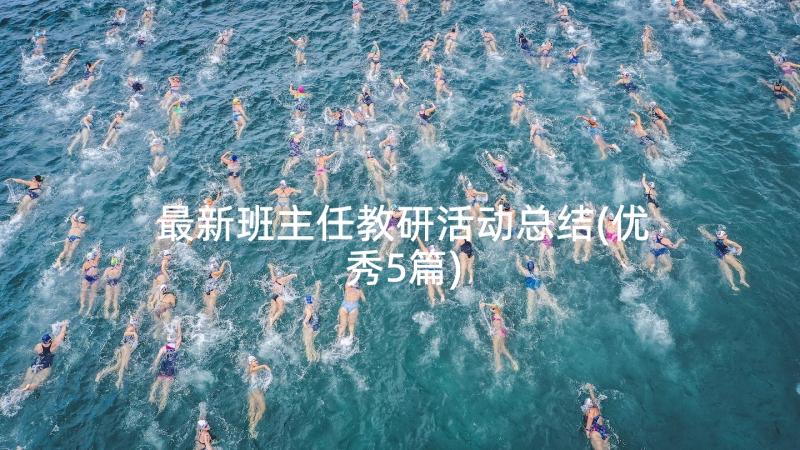 最新班主任教研活动总结(优秀5篇)