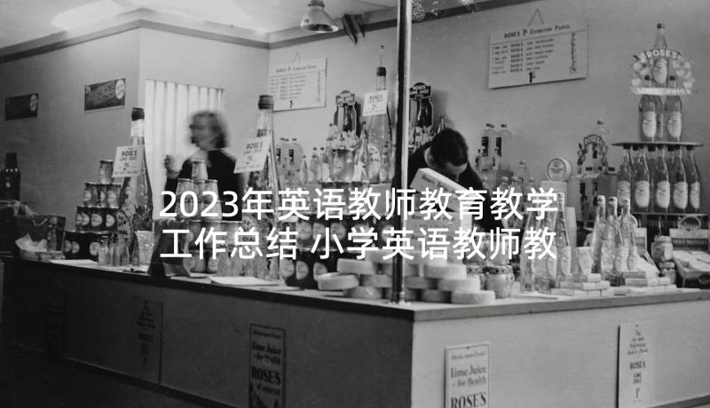 2023年英语教师教育教学工作总结 小学英语教师教育教学工作总结(实用5篇)