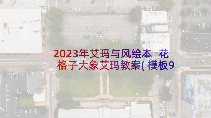 2023年艾玛与风绘本 花格子大象艾玛教案(模板9篇)