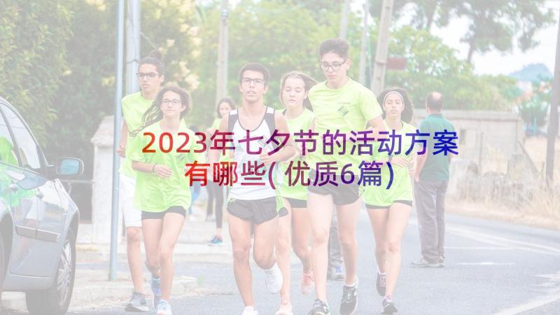 2023年七夕节的活动方案有哪些(优质6篇)