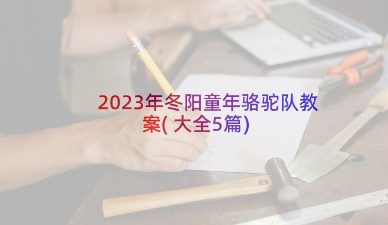 2023年冬阳童年骆驼队教案(大全5篇)