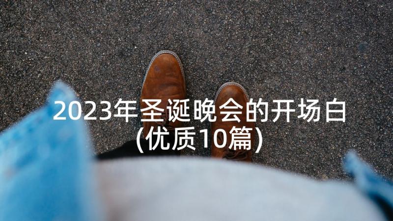 2023年圣诞晚会的开场白(优质10篇)