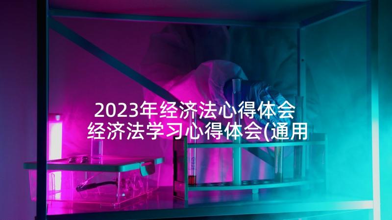 2023年经济法心得体会 经济法学习心得体会(通用5篇)