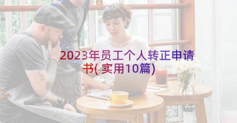 2023年员工个人转正申请书(实用10篇)