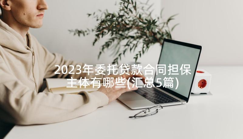 2023年委托贷款合同担保主体有哪些(汇总5篇)