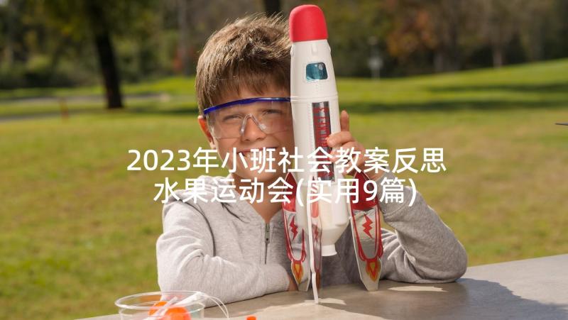 2023年小班社会教案反思水果运动会(实用9篇)