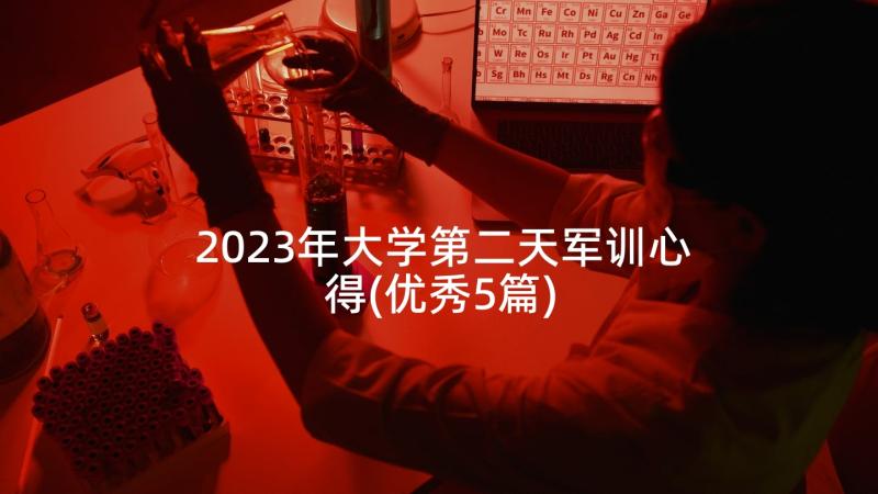 2023年大学第二天军训心得(优秀5篇)