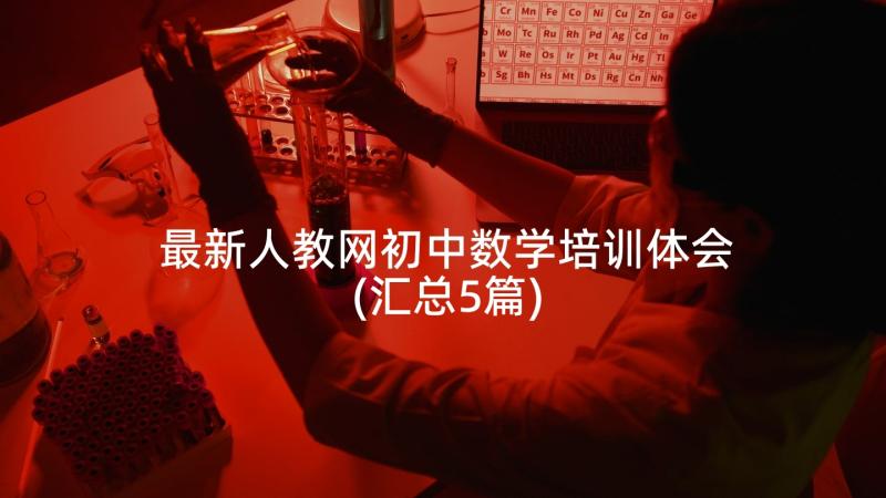 最新人教网初中数学培训体会(汇总5篇)