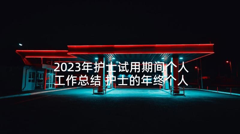 2023年护士试用期间个人工作总结 护士的年终个人总结(通用8篇)