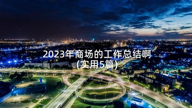 2023年商场的工作总结啊(实用5篇)