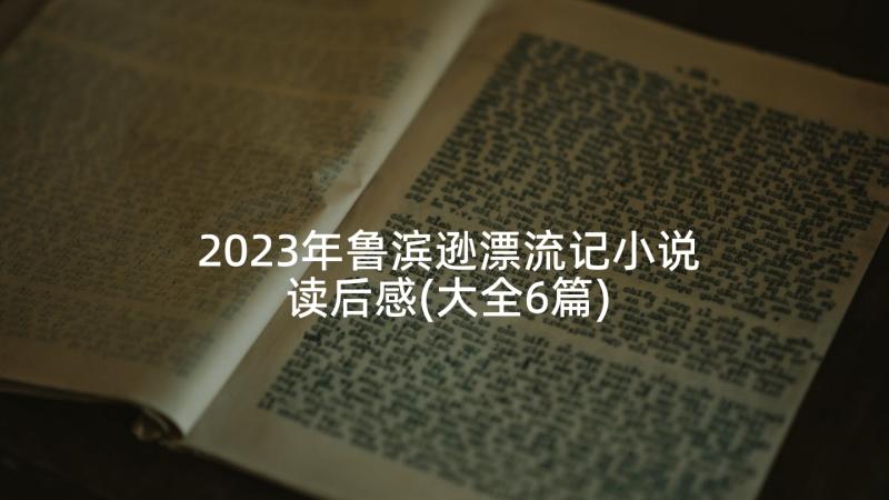 2023年鲁滨逊漂流记小说读后感(大全6篇)