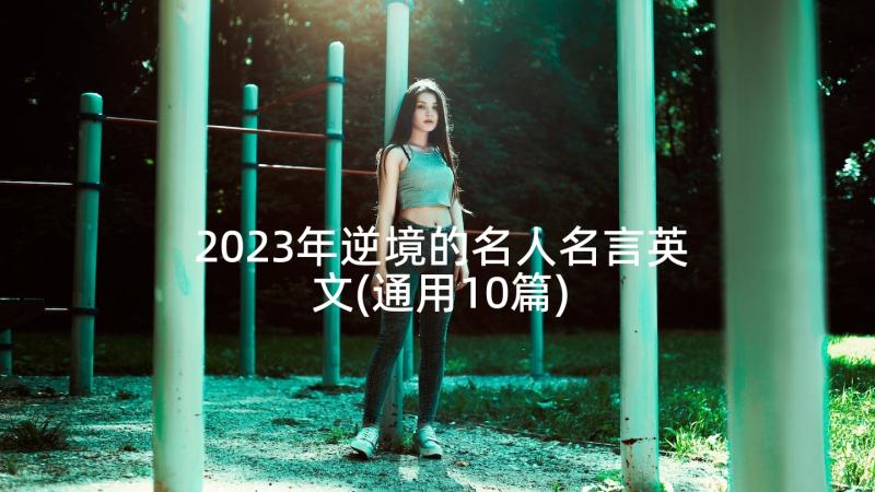 2023年逆境的名人名言英文(通用10篇)