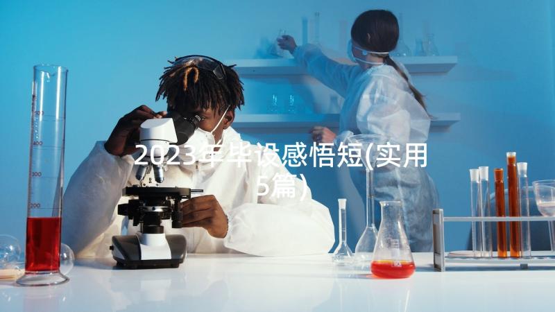 2023年毕设感悟短(实用5篇)