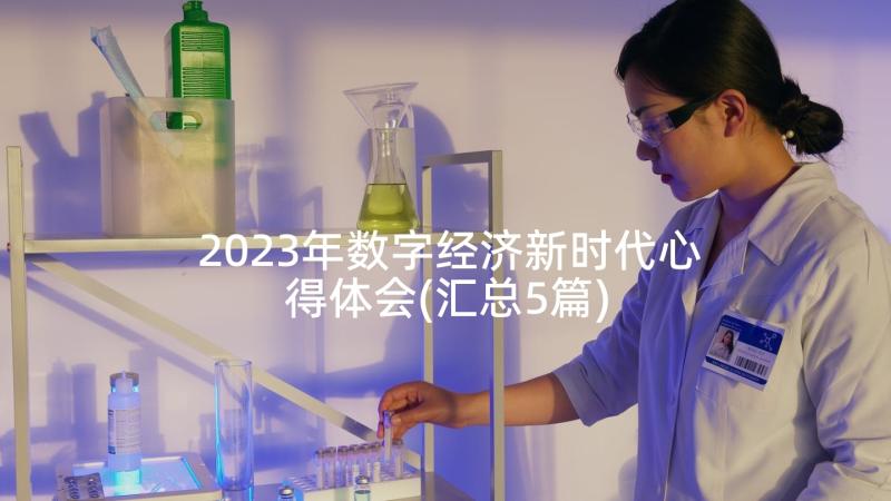 2023年数字经济新时代心得体会(汇总5篇)