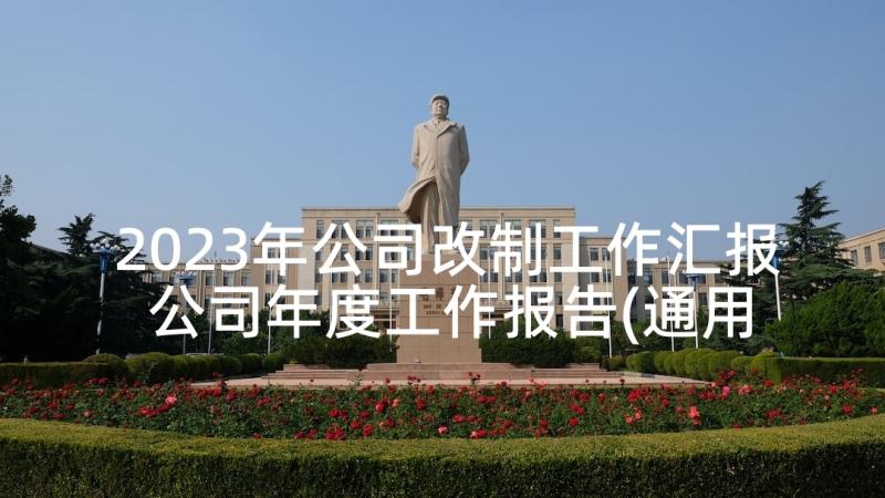 2023年公司改制工作汇报 公司年度工作报告(通用8篇)