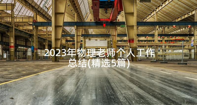 2023年物理老师个人工作总结(精选5篇)