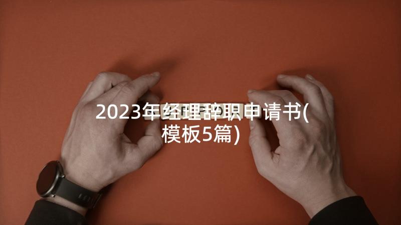 2023年经理辞职申请书(模板5篇)