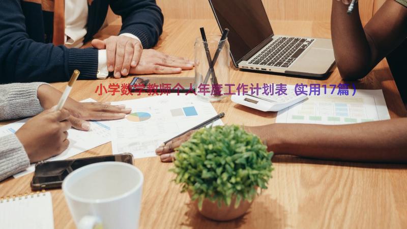 小学数学教师个人年度工作计划表（实用17篇）