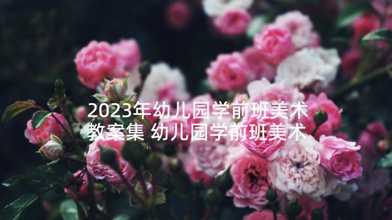 2023年幼儿园学前班美术教案集 幼儿园学前班美术教案(通用5篇)