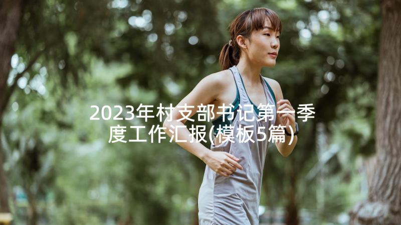 2023年村支部书记第一季度工作汇报(模板5篇)