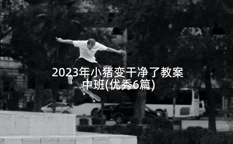 2023年小猪变干净了教案中班(优秀6篇)