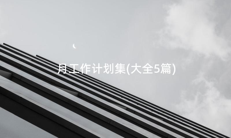 月工作计划集(大全5篇)