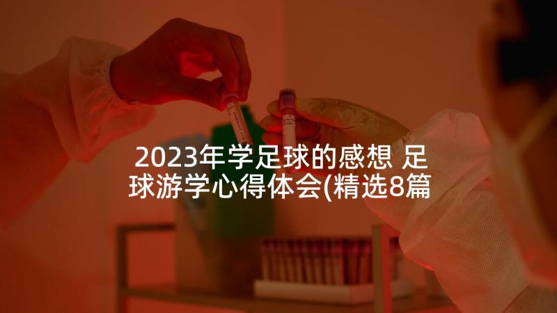 2023年学足球的感想 足球游学心得体会(精选8篇)