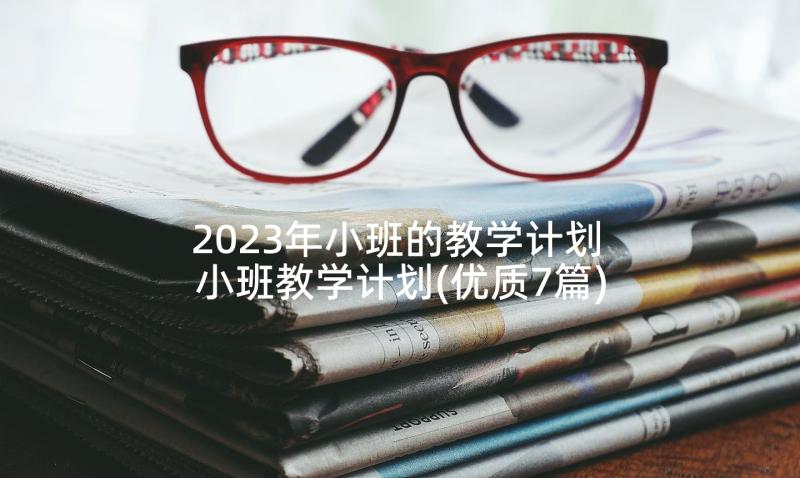 2023年小班的教学计划 小班教学计划(优质7篇)