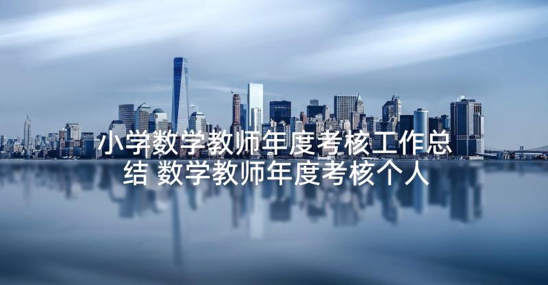 小学数学教师年度考核工作总结 数学教师年度考核个人工作总结(优质8篇)