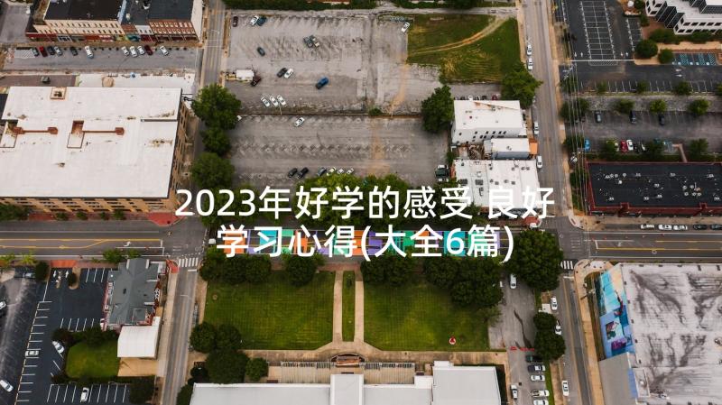 2023年好学的感受 良好学习心得(大全6篇)