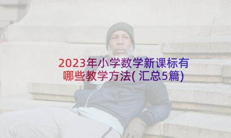 2023年小学数学新课标有哪些教学方法(汇总5篇)