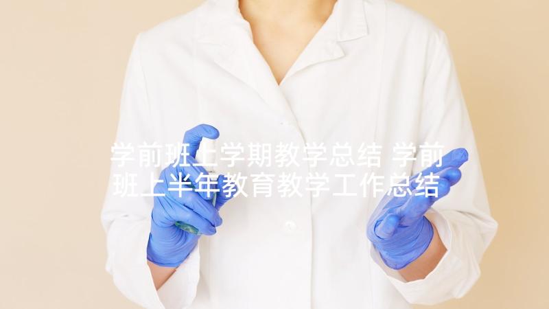 学前班上学期教学总结 学前班上半年教育教学工作总结(实用7篇)