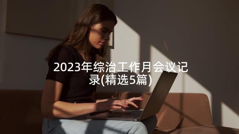 2023年综治工作月会议记录(精选5篇)