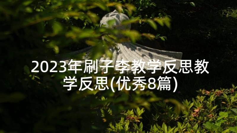 2023年刷子李教学反思教学反思(优秀8篇)