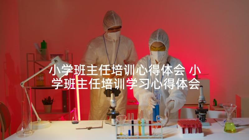 小学班主任培训心得体会 小学班主任培训学习心得体会(优质5篇)