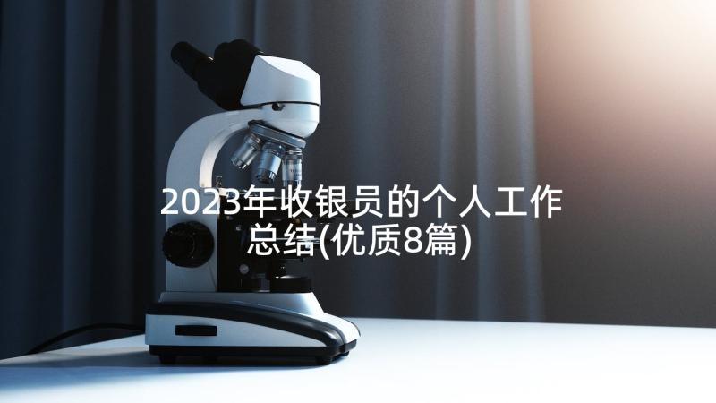 2023年收银员的个人工作总结(优质8篇)