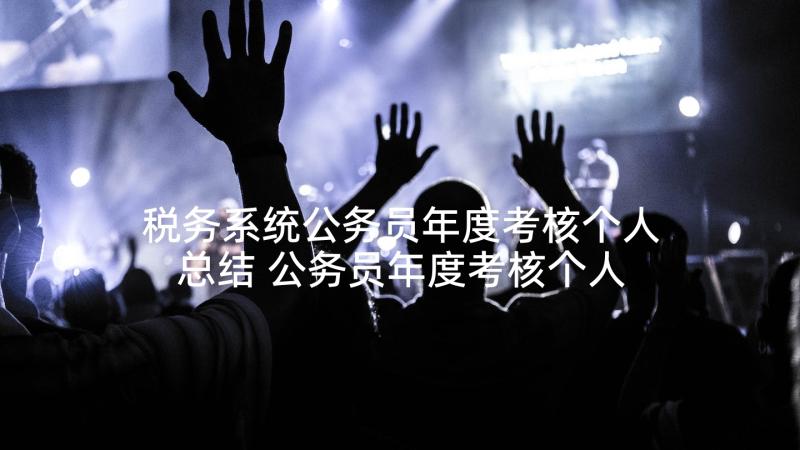 税务系统公务员年度考核个人总结 公务员年度考核个人总结(汇总5篇)