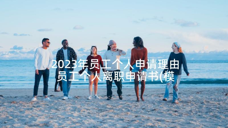 2023年员工个人申请理由 员工个人离职申请书(模板7篇)