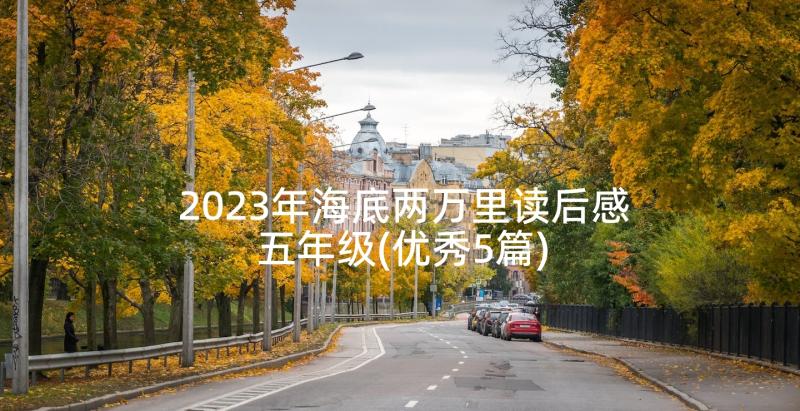 2023年海底两万里读后感五年级(优秀5篇)