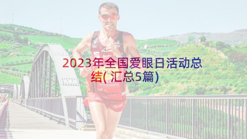 2023年全国爱眼日活动总结(汇总5篇)